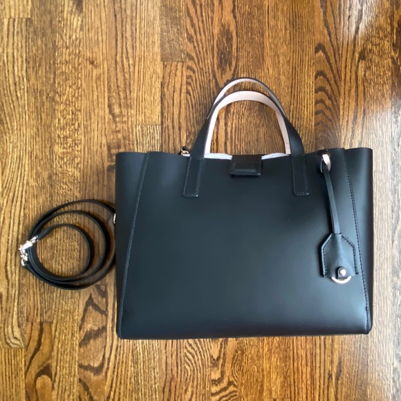NWOT Kate Spade Tote with Strap - Black - Picture 2 of 16
